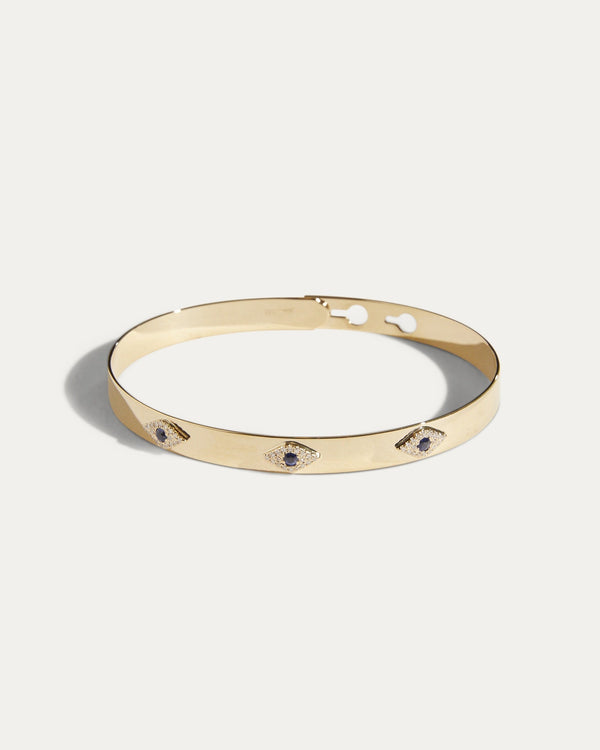 Three Evil Eye Bangle