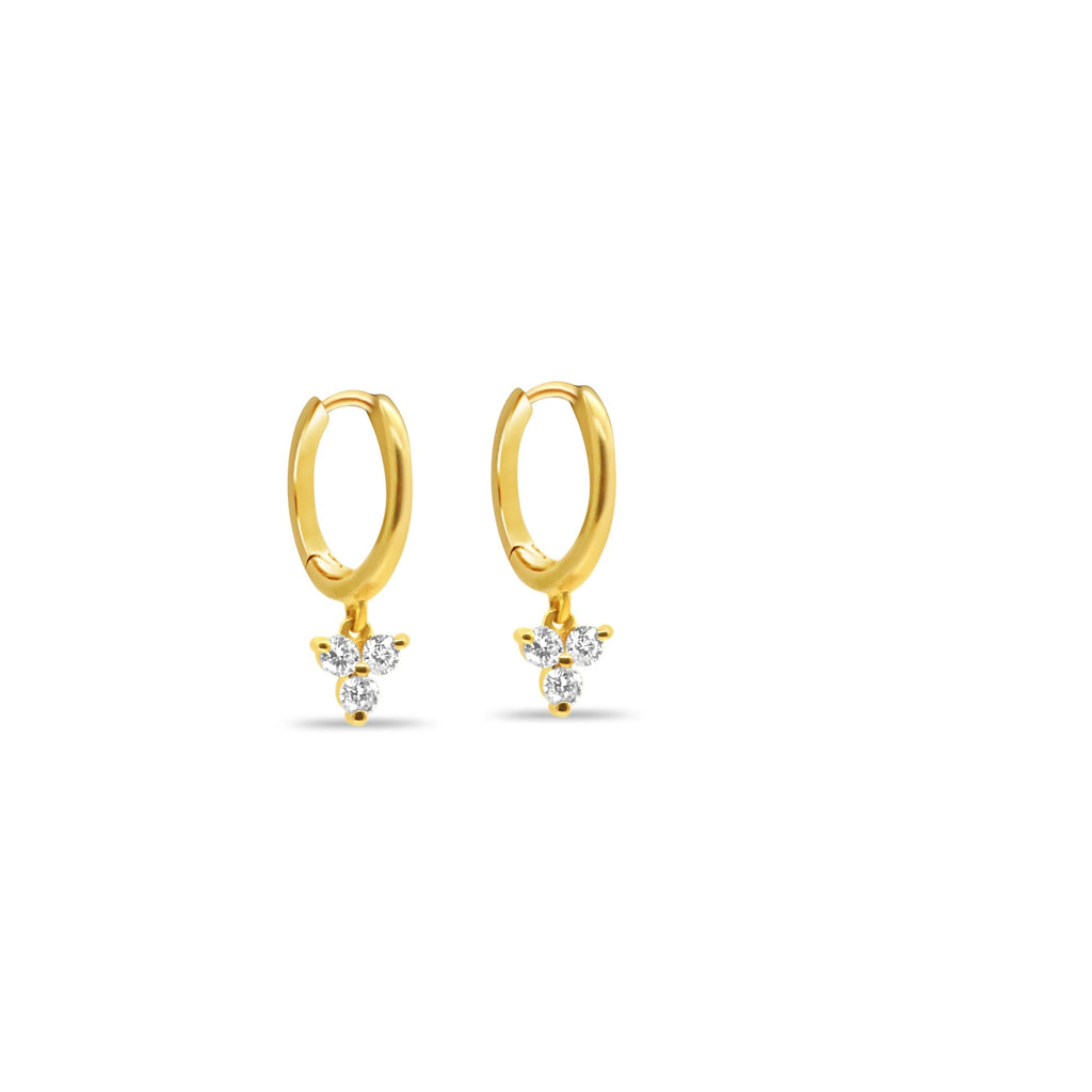Color Gold:14K Yellow Gold;Single/Pair:Pair
