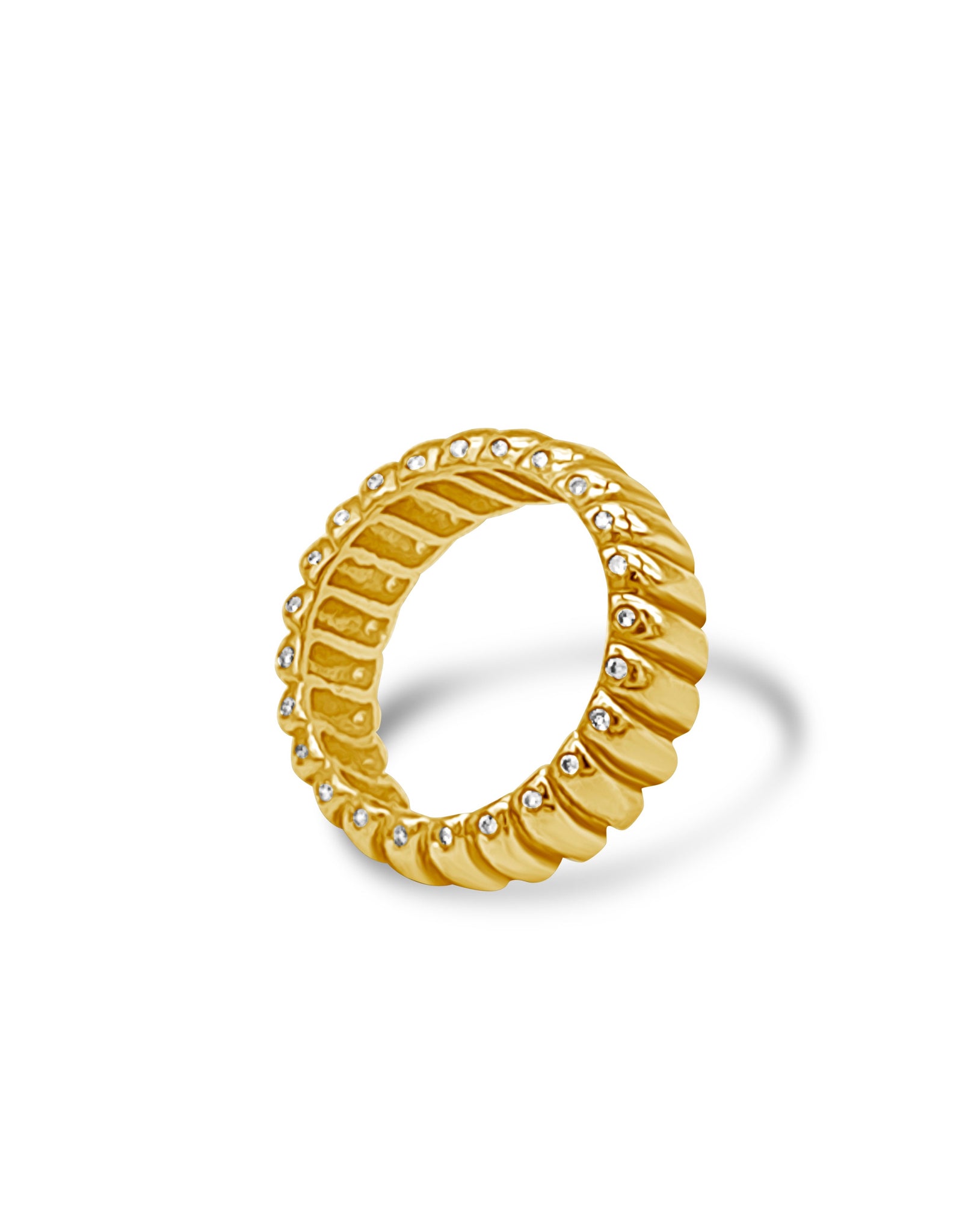 Soft Curves With Diamonds Ring
