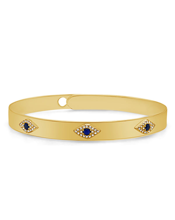 Three Evil Eye Bangle