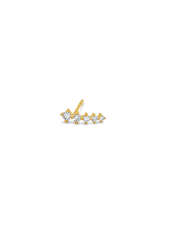 Mini Diamond Crawler Earring