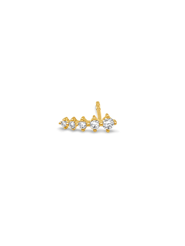 Mini Diamond Crawler Earring