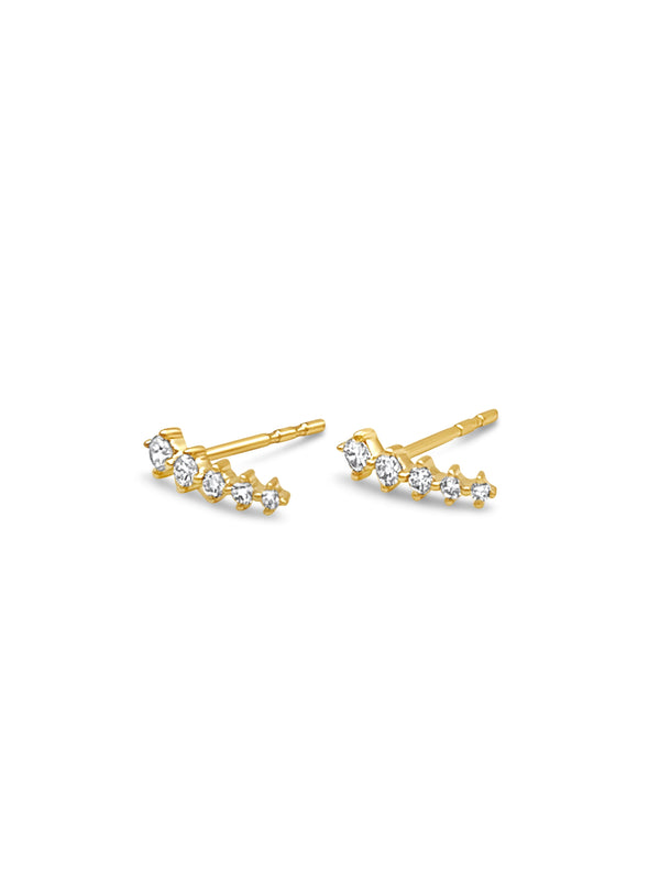 Mini Diamond Crawler Earring